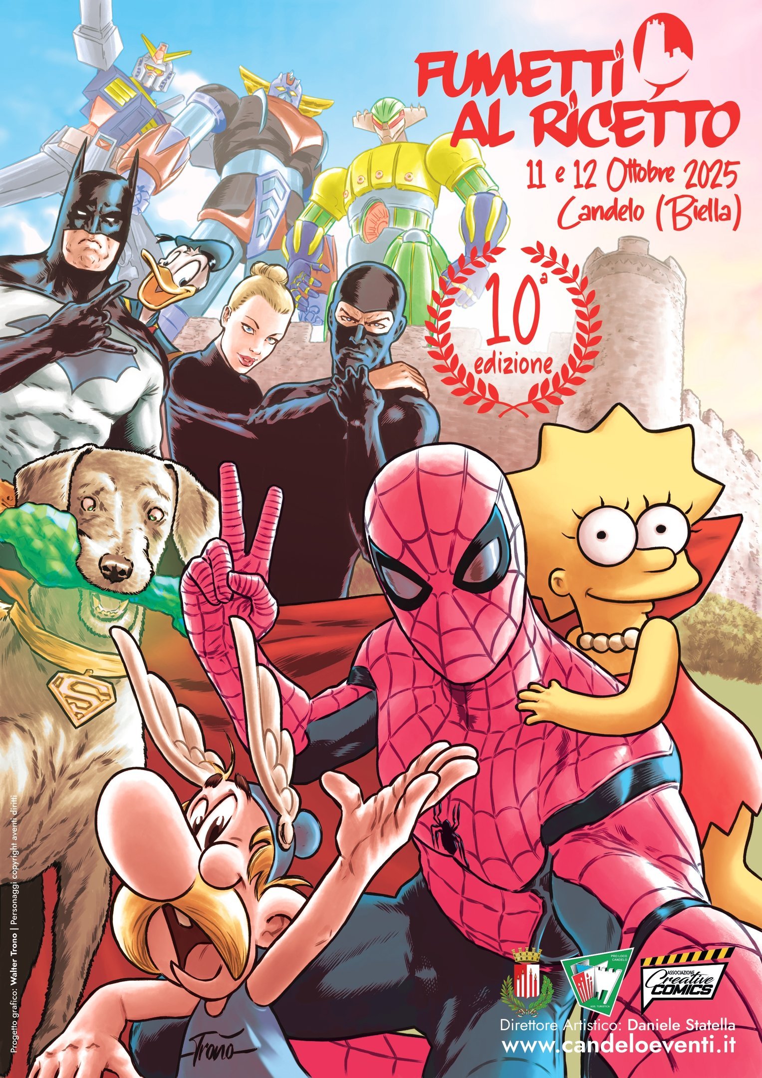 Locandina Fumetti al Ricetto 2025